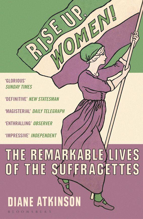 Az Emmeline Pankhurst által kezdeményezett WSPU szervezet tüntetésre buzdító plakátja (1910-es évek) • Kép forrása: Bloomsbury Publishing